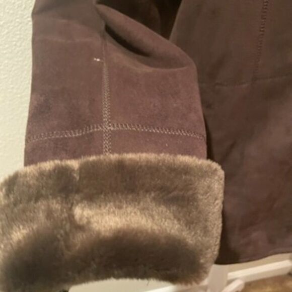NWOT Appleseed's Brown 100 Polyester Brown Coat Size L - Picture 7 of 14